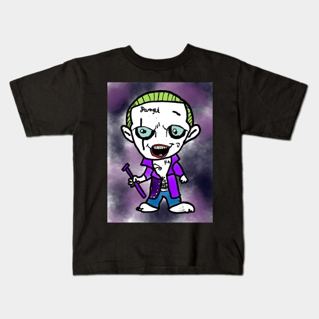 Evans funny man Kids T-Shirt by beanojr